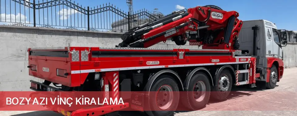 Bozyazı İlçemi Vinç Kiralama